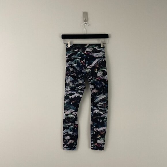 Lululemon Wunder Under High-Rise Tight Glacier Camo Starlight Multi Size 4 - Picture 2 of 7